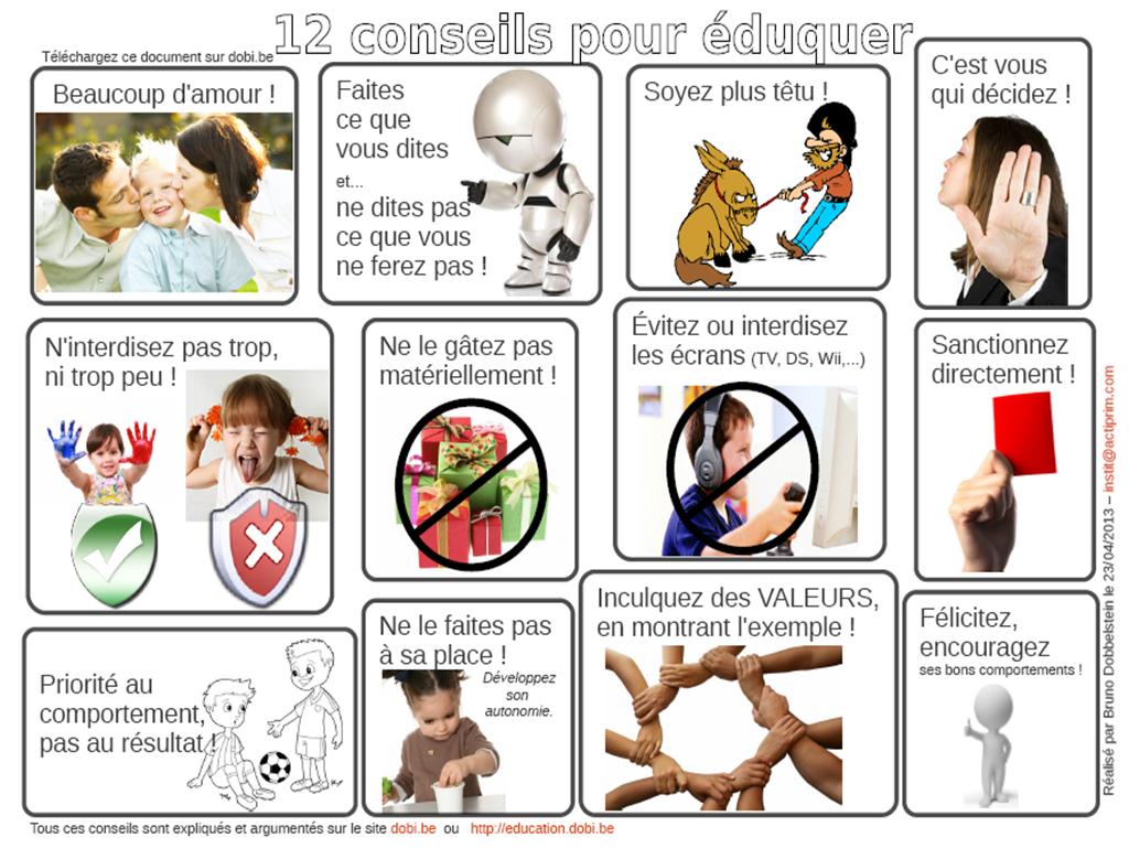 12 conseils pour eduquer